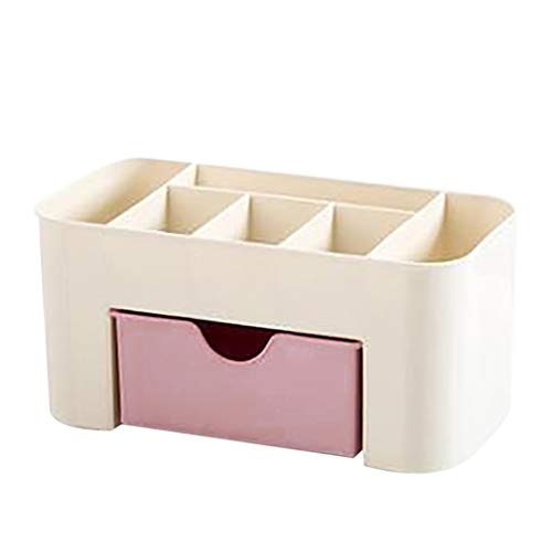 Vcenty Plastik masaüstü kozmetik kutusu ile küçük çekmece çok fonksiyonlu masa saklama kutusu Makyaj Organizatör Tezgah için