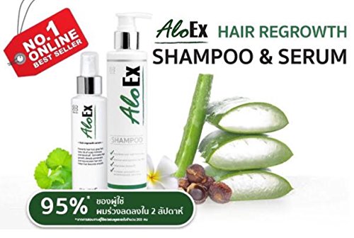 Set A61 AloEx Saç Çıkma Serum 120 ml Anti Lyo Şampuan Anti Saç Dökülmesi Güçlendirmek DHL EXPRESS Tarafından Thaigiftshop [Ücretsiz