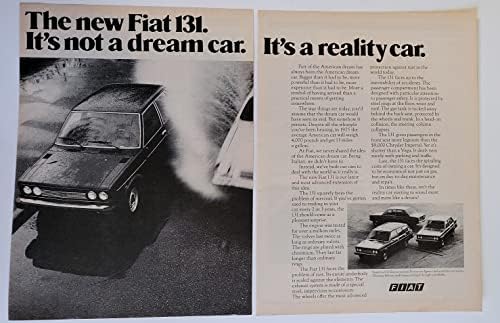 Dergi Baskı İlanı: 1975 Fiat 131 Sedan & Wagon, Bu bir Rüya Arabası Değil. Bu bir Gerçeklik Arabası