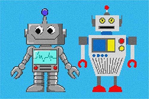 pepita Robot Arkadaşları İğne Seti