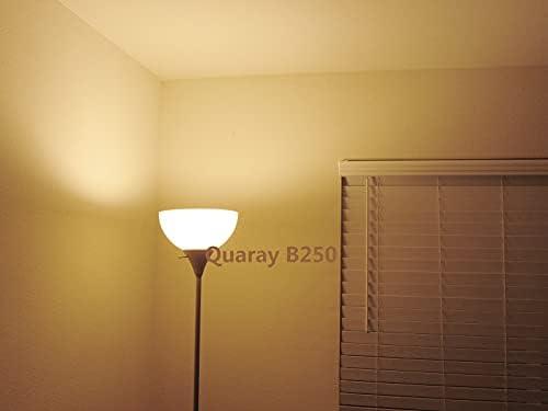 Quaray Torchiere Zemin Lambası için 10 İnç Plastik Kase Lamba Gölgesi, Beyaz, B250