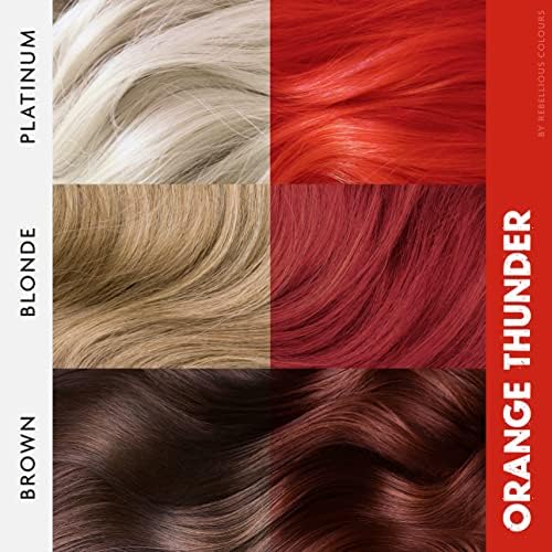 Paintglow Asi Renkler Yarı Kalıcı Saç Boyası 70ml (Turuncu Gök Gürültüsü)