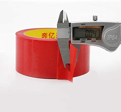 Ambalaj Bandı (3 Rulo) Sızdırmazlık Tutkalı Lojistik Ambalaj Bandı 48/55/60 cm (1.9/2.2/2.4 İnç) Uygun fiyatlı (Renk: Kırmızı,