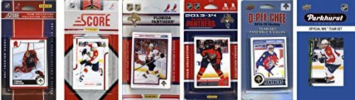 C & I Collectables NHL Florida Panthers Erkek 6 Farklı Lisanslı Ticari Kart Takım Seti, Beyaz