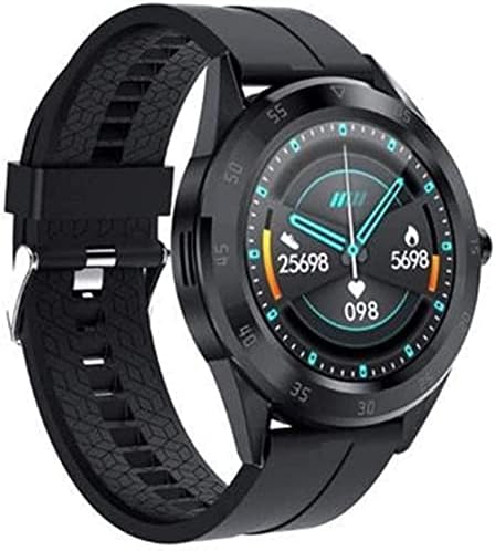 Akıllı saat Kadın Erkek nabız monitörü Saatler Smartwatch Android Spor Spor akıllı saat Erkekler için (Renk: Kahve) - Yeşil