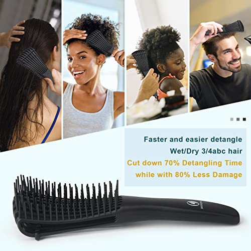 Saç Fırçası, O BRUSHZOO Kıvırcık Saçlar için Dolaşık Açıcı Fırça, Doğal 3/4abc Saçlar için Dolaşık Açıcı Fırça, Kadın Erkek veya