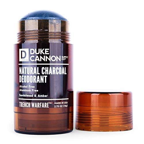 Duke Cannon Tedarik A. Ş. Erkek Doğal Kömür Deodorantı, 2.75 oz-Sandal Ağacı ve Kehribar (3'lü Paket) / Alkolsüz, Alüminyumsuz