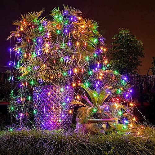 JFNV-açık Net ışıkları bahçe örgü ışıkları 64 M, Twinkle su geçirmez ışık dize Festoon için 8 modları ile parti / bahçe/noel/veranda/düğün,