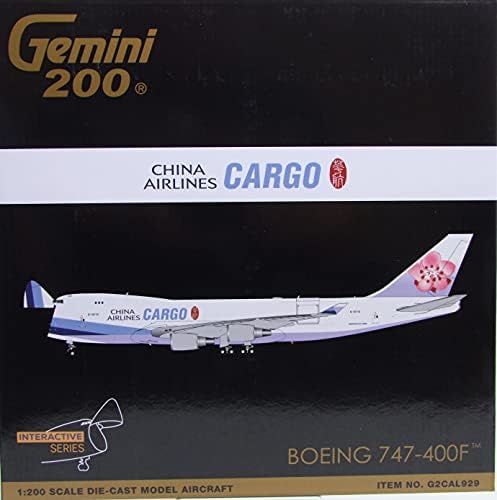 GeminiJets GEMG20929 1: 200 İkizler Jetleri Çin Havayolları Kargo Boeing 747-400F Reg B-18710 İnteraktif Serisi (önceden Boyanmışönceden