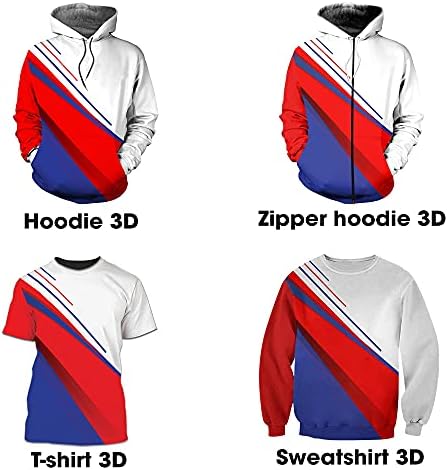 Hollanda Aktif Özel Hoodie, Tüm Erkekler ve Kadınlar İçin Unisex 3D Hoodies, Zip Hoodie 3D, Sweatshirt 3D, Tişörtü 3D, Doğum