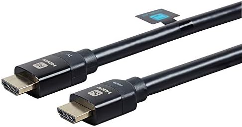 Monoprice Yüksek Hızlı HDMI Kablosu - 30 Feet-Siyah, Aktif, 4K @ 60Hz, HDR, 18 Gbps, 28AWG, YUV 4:4:4, CL2-DynamicView