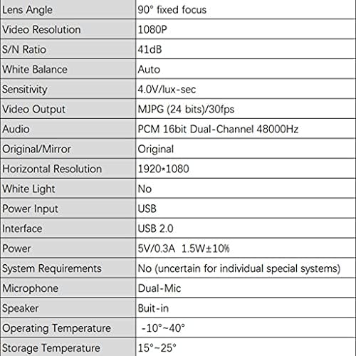 CDQYA USB HD Webcam Dahili Mikrofon Hoparlör Akıllı 1080 P Web Kamera Kamera Masaüstü Dizüstü Bilgisayarlar için PC Kamera