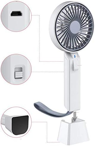 Markalanmamış Mini Fan Taşınabilir Fan Pil Kumandalı masa fanı USB Küçük Fan Şarj Edilebilir El Fanı, elektrikli Kişisel Fan