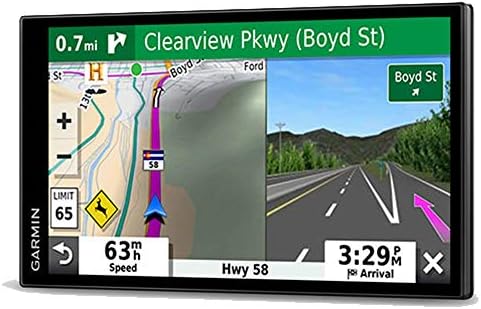 Garmin DriveSmart 65 & Trafik ile Birlikte Verilen Kablo ve Ağırlıklı GPS Dash Dağı + Daha Fazlası