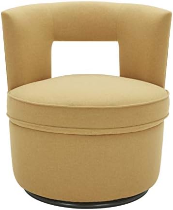 Marka-Perçin Slade Çağdaş Oturma Odası Vurgulu Döner Sandalye, 27 W, Kanarya