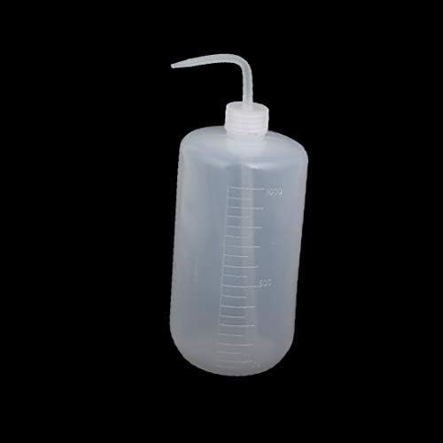 X-DREE 2 adet 1000 ml Kapasiteli Plastik Dirsek Kafa Çeşni Sıkmak Şişe Temizle (2 adet 1000 ml Capacidad Plástico Codo Cabeza
