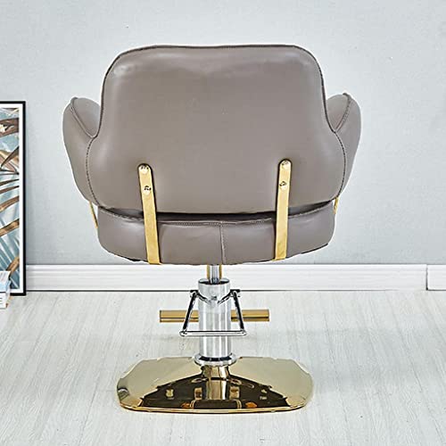 Ağır Hizmet Tipi Güzellik Salonu Kuaför Döner Sandalye Hidrolik sandalye, yüksekliği ayarlanabilir, 360° döndürme, salon sandalyesi,