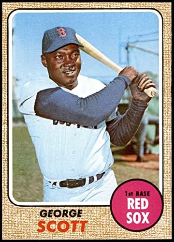 1968 Topps 233 George Scott Boston Kırmızı Sox (Beyzbol Kartı) NM Kırmızı Sox