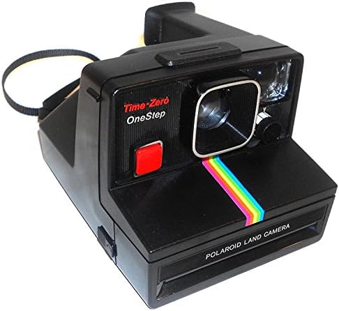 Vintage Polaroid Zaman Sıfır OneStep SX-70 Arazi Kamerası