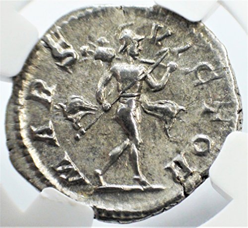 BU 218-222 AD Antik İmparatorluk Roma İmparatoru Elagabalus Antik Roma Gümüş Sikke AR Denarius Hakkında Uncirculated NGC