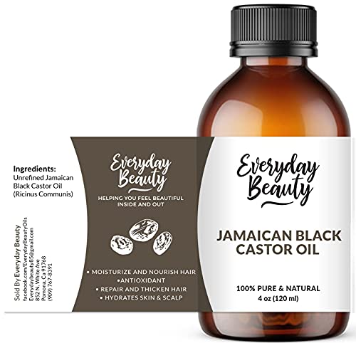 Jamaikalı Siyah Hint Yağı - %100 Saf, Soğuk Preslenmiş ve Rafine Edilmemiş-Koyu ve Kavrulmuş Dumanlı Aroma-Saç, Yüz ve Cilt için-DIY