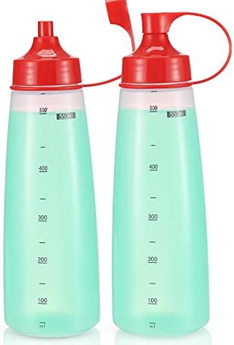 oıununo Sıkmak Şişeler Geniş Ağız-2 paketi Çeşni Şişe Sıkmak BPA ücretsiz için Tıknaz Soslar, Reçine, El Sanatları, Çeşni Sıkmak