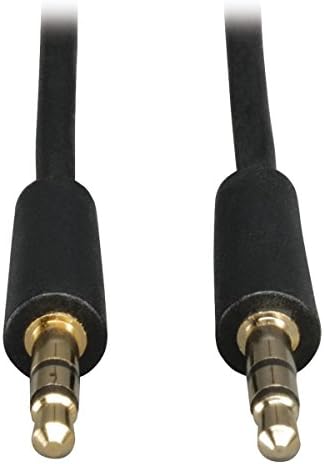 TRİPP LİTE P312-003 Mini Stereo Ses Dublaj Kablosu 3,5 mm M / M Konektörler 3-Ayaklar,Siyah