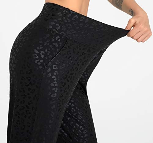 Ejderha Fit Joggers ile Kadınlar için Cepler, yüksek Bel Egzersiz Yoga Konik Sweatpants kadın Salonu Pantolon