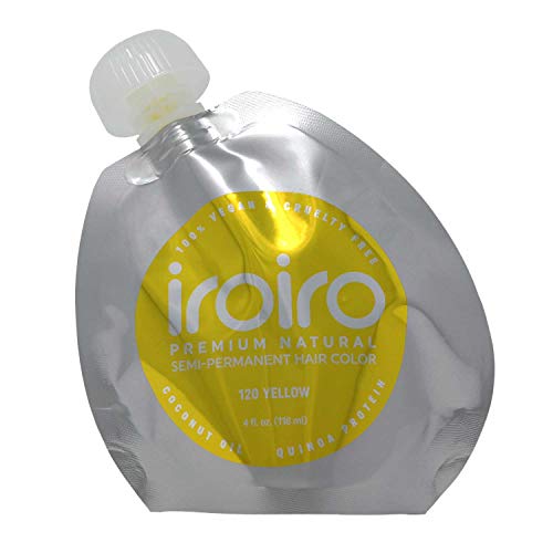 Iroiro Doğal Premium Yarı Kalıcı Saç Rengi 120 Sarı 4oz