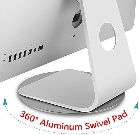 360° Alüminyum Rotasyon Monitör Döner Taban Apple iMac için Tüm bir Bilgisayar Dock Dizüstü Ekran Standı Disply Dönen Montaj