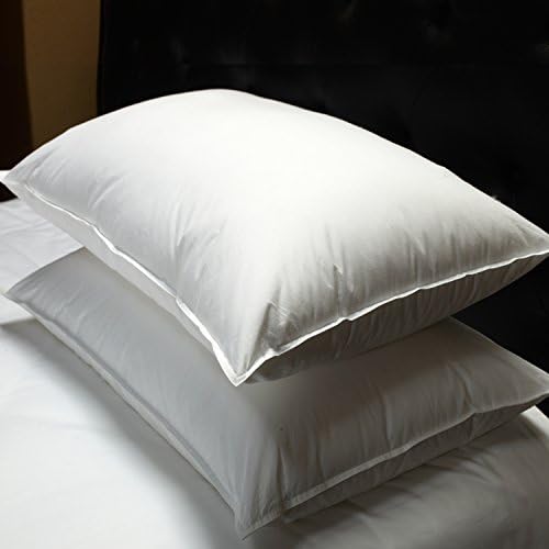 YALOVO Yastık Uyku için 400 İplik Sayısı 100 % Mısır Pamuk (Kraliçe 20X30-İnche 1 Paket) 5-Star Otel Kalite Yastık Garantisi