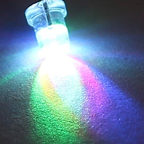 Aexıt 500 x diyotlar 3mm şeffaf lamba kapağı flaş renkli ışık yayan diyot Schottky diyotlar LED ampul