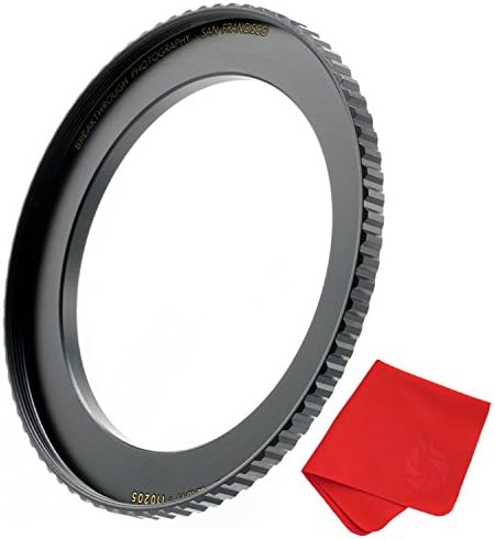 Atılım Fotoğraf 86mm için 95mm Step-Up Lens Adaptör Halkası Filtreler için, CNC İşlenmiş Pirinç ile Mat Siyah Elektroliz Kaplama