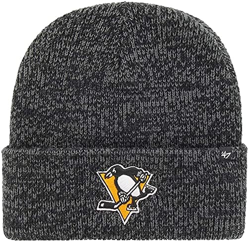 '47 Marka Beyin Freeze Moda Manşet Bere Şapka-NHL Premium Kelepçeli Kış Örgü Toque Kap