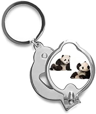 Oyun Ortağı Panda Eşlik Parmak Tırnak Makası Makas Paslanmaz Çelik Kesici