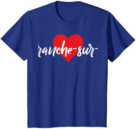 J'aime Villefranche-sur-Saône France Femmes Coeur T-Shirt
