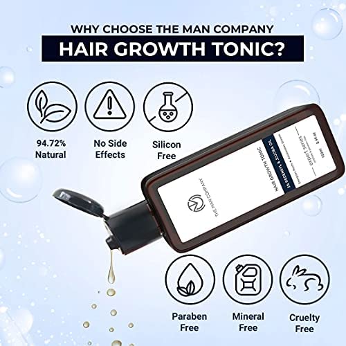 Man Company Saç büyüme Toniği 3.4 Fl Oz/ %3 Redensil ve Jojoba Yağı / Saç Kalınlaştırma, Beslenme ve Saç Dökülmesini Azaltmak