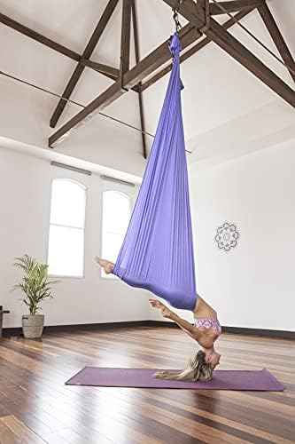 HEALTHYMODELLİFE PINC Aktif İpek Hava Yoga Salıncak ve Hamak Kiti için Geliştirilmiş Yoga İnversiyonlar, Esneklik ve Çekirdek