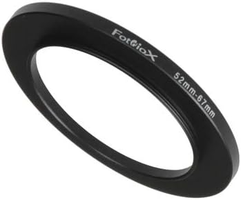 Fotodiox Metal Adım Halkası, Eloksallı Siyah Metal 49mm-58mm, 49-58 mm