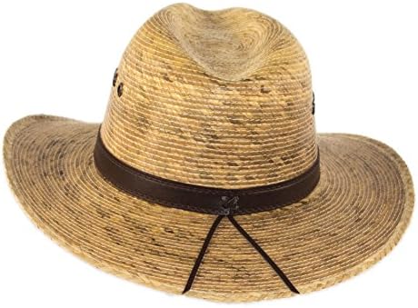 Yükselen Phoenix Industries Palmiye Yaprağı Saman Fötr Geniş Ağız Fedora Golf Güneş Şapka Erkekler veya Kadınlar için, UV UPF