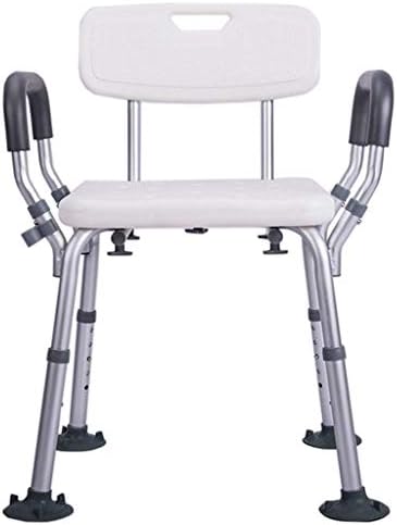 FXLYMR Duş Sandalyeleri Sandalyeler Banyo Tabureleri Hamile Kadınlar Engelliler Yaşlı Sırtlı Duş Sandalyesi / Aletsiz Montaj