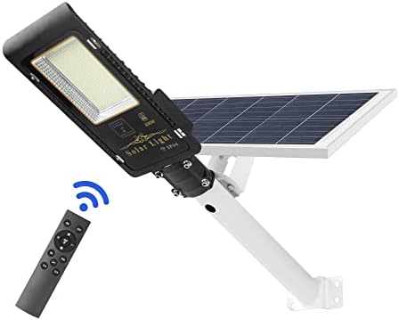 DREVGLUX 300 W Güneş Sokak sel ışık açık, LED Hareket Sensörü Şafak Alacakaranlıkta Ev ve Aydınlatma Güç güneş ışık Uzaktan Kumanda
