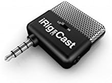 Akıllı telefonlar ve tabletler için IK Multimedya ıRıg Mikrofon Döküm podcasting mikrofon