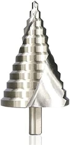 Büyük HSS Spiral Oluk Adım Matkap Ucu, 12 Boyutları Titanyum Yüksek Hız Çelik 6-60mm Matkap Ucu için Sac Alüminyum Metal Ahşap