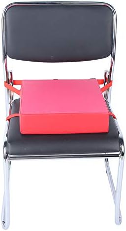 PUSOKEİ Bebek Booster Yastık, Ayarlanabilir Çıkarılabilir Çocuk Sandalyesi Ped El Yıkama Bebek Yemek Sandalyesi(Ön kırmızı)
