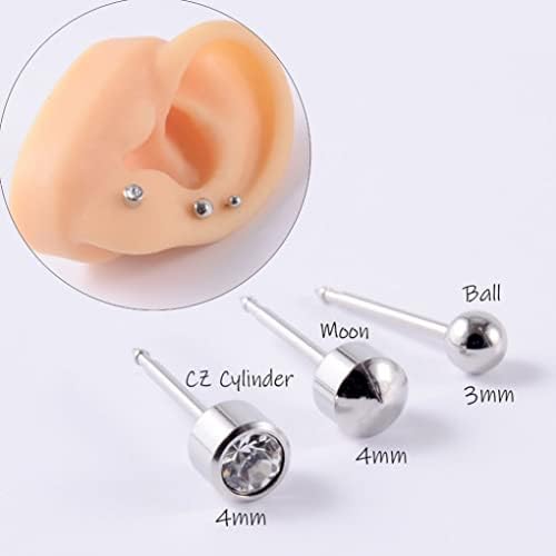 Heall Öz Kulak Piercing Aracı Atmak Steril Kulak Damızlık Küpe Asepsi Ağrısız Kiti Topu, Piercing Malzemeleri