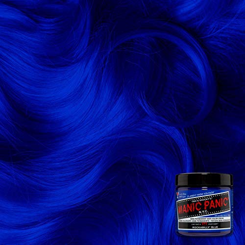 MANİK PANİK Rockabilly Mavi Saç Boyası Klasik