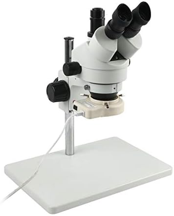 Çocuklar Öğrenciler Yetişkinler için mikroskoplar Endüstriyel Mikroskop,Trinoküler Stereo Büyütme Sürekli Zoom 7X - 45X Laboratuvar