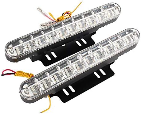 LED Gündüz çalışan ışık, 2X30 LED Araba 12 V DC Gündüz çalışan ışık DRL Sürüş Günışığı Lambası Dönüş Sinyali için feu diurne