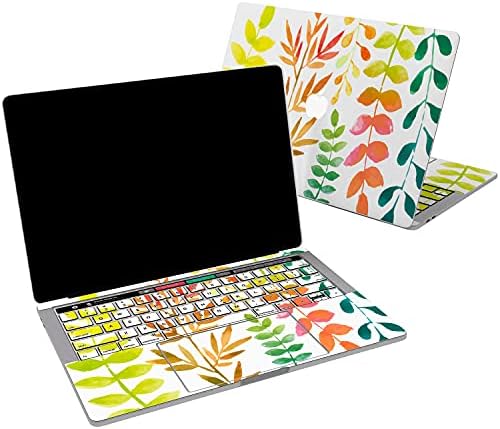 Cavka Vinil Çıkartması Cilt Değiştirme ıçin MacBook Pro 16 M1 Pro 14 Max Hava 13 2020 Retina 2015 Mac 11 Mac 12 Çiçek Yapraklar